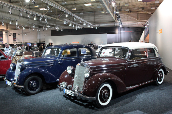 Mercedes Benz 170 S Cabriolet B (1950) - an der Techno Classica 2014