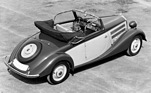 Image: Mercedes-Benz 170 V (1936) - Cabriolet A, open and showing the space here beautifully, built between 1936 and 1942