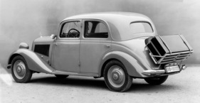 Mercedes-Benz 170 V (1936) - Kraftdroschke, Limousine, 38 PS, Bauzeit 1936 bis 1942