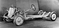 Mercedes-Benz 170 V (1936) - das Fahrgestell ohne Aufbau, so gebaut zwischen 1936 und 1942