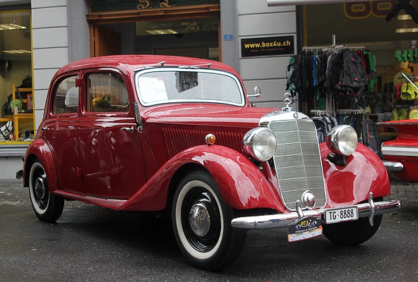 Bild: Mercedes Benz 170 V (1938) - Oldtimer in Obwalden OiO 2011