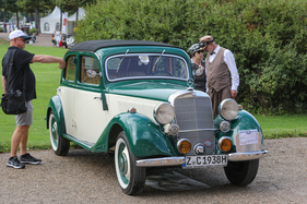Mercedes-Benz 170 V Cabrioletlimousine (1937) - der Motor war im Gegensatz zum 170 H vorne - 18. ASC-Classic-Gala Schwetzingen 2022