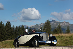 Mercedes Benz 170 V Sport-Roadster W 136 I (1936) - ADAC Trentino Classic 2013 - Oldtimer-Wanderung um den Autostadt-Pokal