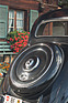 Mercedes-Benz 170 Va (1950) - das Reserverad liegt hinten auf und kann abgedeckt werden
