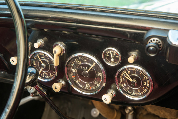 Mercedes-Benz 170 Va (1950) - unbeschriftete Schalter