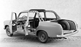 Mercedes Benz 180 (1953) - Fahrgestellt, wie es an Karosseriebauer weitergegeben wurde