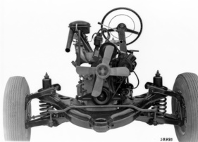 Mercedes Benz 180 (1953) - Fahrschemel mit Motor