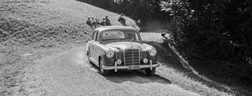 Mercedes Benz 180 (1955) - beim Surprice Bergrennen am 6. September 1958