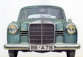 Mercedes Benz 180 (1959) - breiter Kühler und Stossstangen ohne Hörner ab 1959