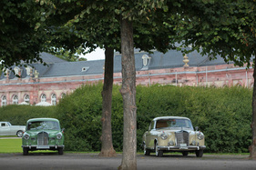 Mercedes-Benz 180 D (1956) - Ponton zusammen mit 220 S Coupé von 1957 - Classic-Gala Schwetzingen 2020