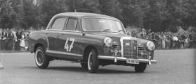 Mercedes Benz 190 (1957) - am Slalom Dübendorf im Jahr 1959