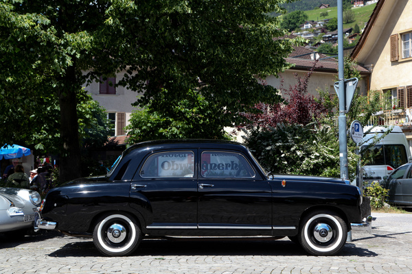 Mercedes-Benz 190 (1958) - Ponton-Limousine in Sarnen - Oldtimer in Obwalden (O-iO) 2019
