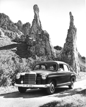 Mercedes Benz 190 D (1958) - auf der schwäbischen Alb
