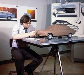 Mercedes-Benz 190 E (1982) - frühe Entwicklungsstufe des Designs