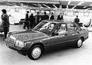 Mercedes Benz 190 E (1983) - Benjamin aus Untertürkheim - brandneu und mit cw-Wert 0,33 windschlüpfig - am Genfer Automobilsalon von 1983