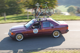 Mercedes-Benz 190 E (1992) - in der Kategorie "Corso" am Memorial Bergrennen Opfertshofen "Rendezvous am Kleinen Klausen" 2021