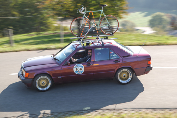 Mercedes-Benz 190 E (1992) - in der Kategorie "Corso" am Memorial Bergrennen Opfertshofen "Rendezvous am Kleinen Klausen" 2021