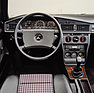 Mercedes Benz 190 E 2.3-16 (1984) - das vollständig ausgerüstete Armaturenbrett