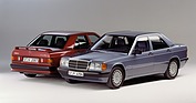 Mercedes Benz 190 E 2.3-16 (1987) - später gab es den Sechzehnventiler auch in anderen Farben als Blauschwarz und Rauchsilber