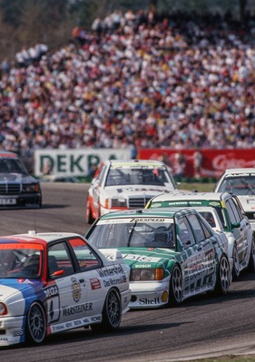 Mercedes Benz 190 E 2.5-16 Evo (1991) - Kampfszenen in Hockenheim