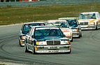 Mercedes Benz 190 E 2.5-16 Evolution (1990) - Alain Cudini im AMG-Benz auf dem Nürburgring am 22. April 1990