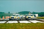 Mercedes Benz 190 E 2.5-16 Evolution (1990) - Frank Biela beim Flugplatzrennen in Mainz-Finthen am 20. Mail 1990