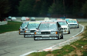 Mercedes Benz 190 E 2.5-16 Evolution (1990) - Rennsport-Festival auf dem Hockenheimring am 8. April 1990