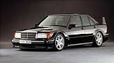 Mercedes Benz 190 E 2.5-16 Evolution II (1990) - mit diesem Modell wurde eine zweite Evolutionsserie präsentiert, die neben 235 PS auch mächtiges Flügelwerk brachte