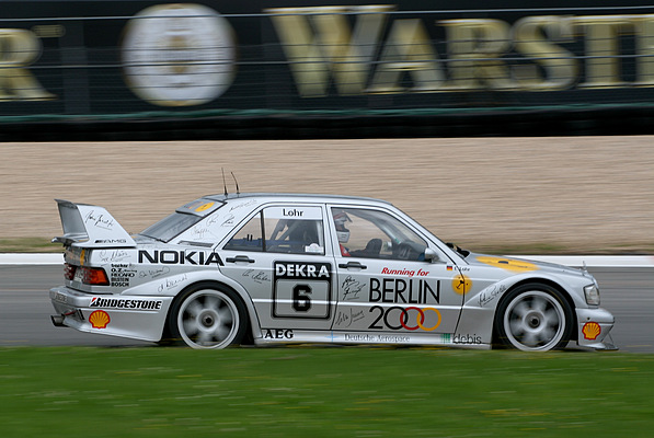 Mercedes Benz 190 E 2.5 Evo - Präsentation von DTM- und STW-Fahrzeugen am AVD Oldtimer Grand Prix 2011