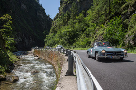 Mercedes-Benz 190 SL (1954) - mit Startnummer 059 an der Ennstal-Classic 2017