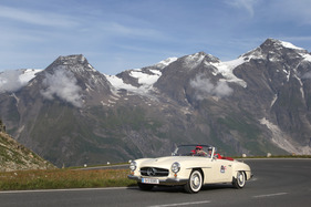 Mercedes-Benz 190 SL (1955) - an der Saalbach Classic 2013