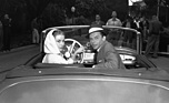 Mercedes-Benz 190 SL (1955) - auf dem Filmset von High Society mit Grace Kelly und Frank Sinata