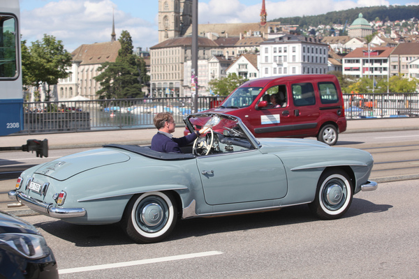 Bild: Mercedes-Benz 190 SL (1955) - beim Zürich Classic Car Award 2021