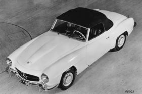 Mercedes-Benz 190 SL (1955) - der Touren-Sportwagen mit geschlossenem Stoffdach Mercedes-Benz 190 SL (1955) - der Touren-Sportwagen mit geschlossenem Stoffdach