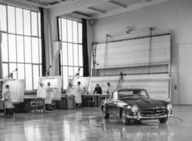 Mercedes-Benz 190 SL (1955) - in the design office