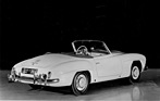 Bild: Mercedes-Benz 190 SL (1955) - mit offenem Dach