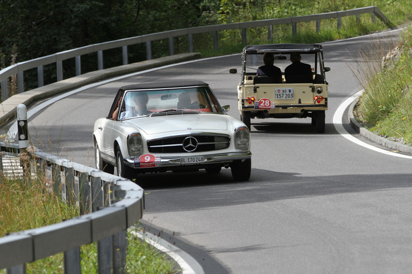 Mercedes Benz 190 SL (1956) - an der OCC Jungfrau Rallye 2018