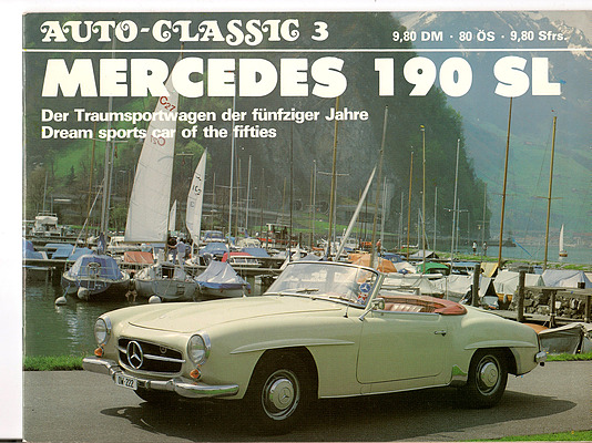Mercedes Benz 190 SL (1956) - auch auf einer Typenbroschüre abgebildet