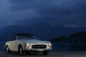 Mercedes Benz 190 SL (1956) - auch geschlossen mit guter Rundumsicht