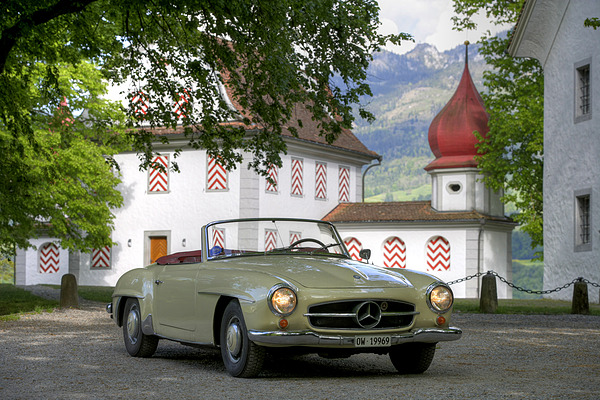 Mercedes Benz 190 SL (1956) - bereit zur Ausfahrt
