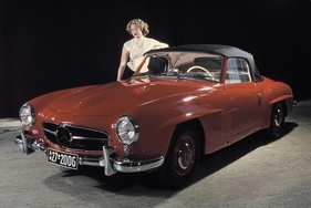Mercedes-Benz 190 SL (1956) - gerne mit Frauen gezeigt