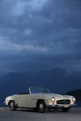 Mercedes Benz 190 SL (1956) - trägt typische Design-Züge der Fünfzgierjahre