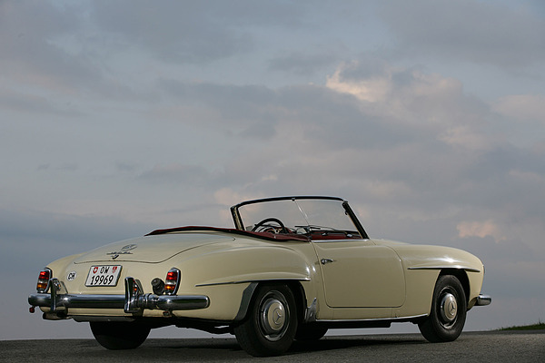 Mercedes Benz 190 SL (1956) - von schräg hinten gesehen