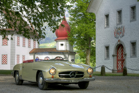 Mercedes Benz 190 SL (1956) - zu Beginn der Sechzigerjahre war man mit dem 190 SL noch bei den Schnellsten