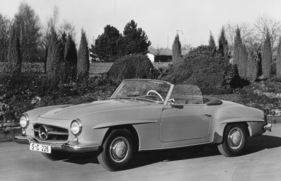 Mercedes-Benz 190 SL (1957) - Seitenansicht der offenen Version
