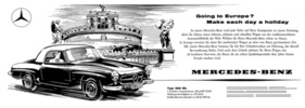 Mercedes-Benz 190 SL (1957) - Werbung - jeden Tag zum Urlaubstag machen
