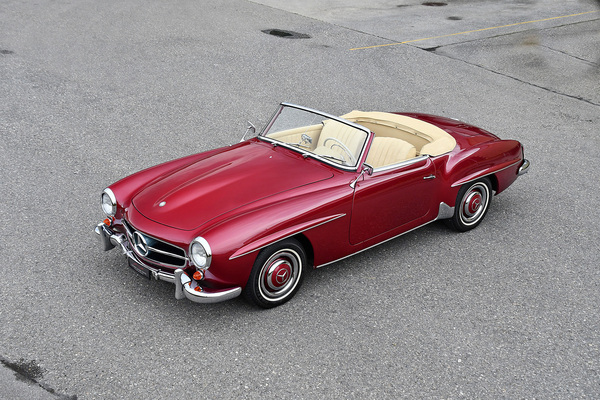 Mercedes-Benz 190 SL (1957) - as lot 32 at the Swiss Classic World auction of the Oldtimer Gallery on June 1, 2024