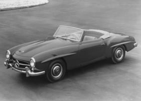 Mercedes-Benz 190 SL (1957) - im offenen Zustand schmuck anzuschauen