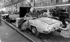 Mercedes-Benz 190 SL (1958) - Fertigung im Werk Sindelfingen