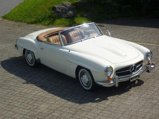 Bild: Mercedes-Benz 190 SL (1958) - Lot 34 - verkauft für CHF 175'000 - 1. Internationale Auktion am Bodensee 1. Juli 2023